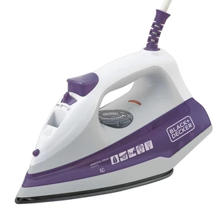 Ferro de Passar Roupa a Vapor Black & Decker FX1000 Branco/Lilás - 220V