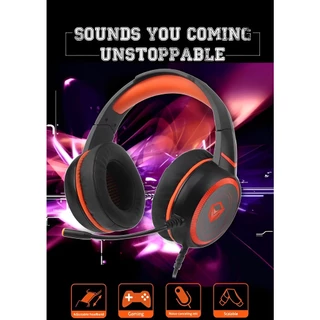 Fone de ouvido para jogos 7.1 LED com microfone