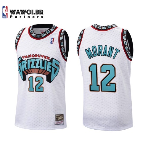 [Hot pressionando] Grizzlies 12 Ja Morant Preto Swingman Jersey