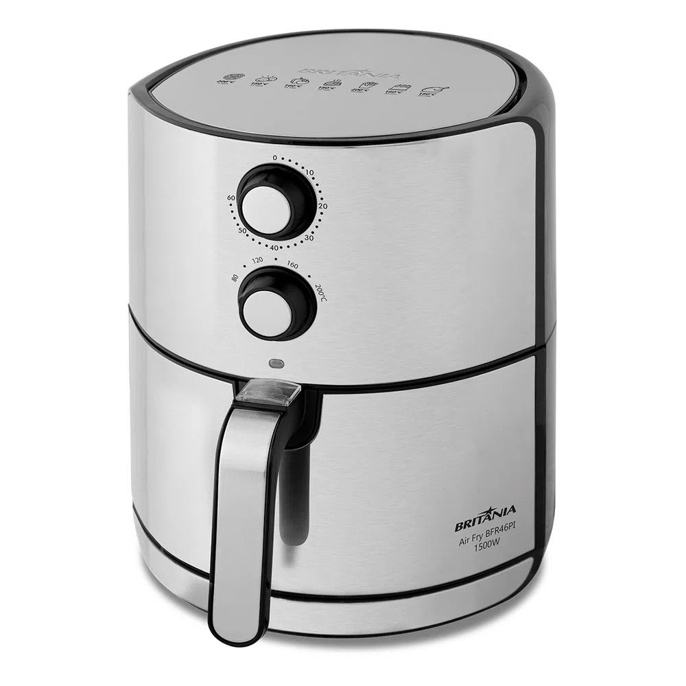 Fritadeira Air Fry Britânia 4,6l 1500W - BFR46PI -127V