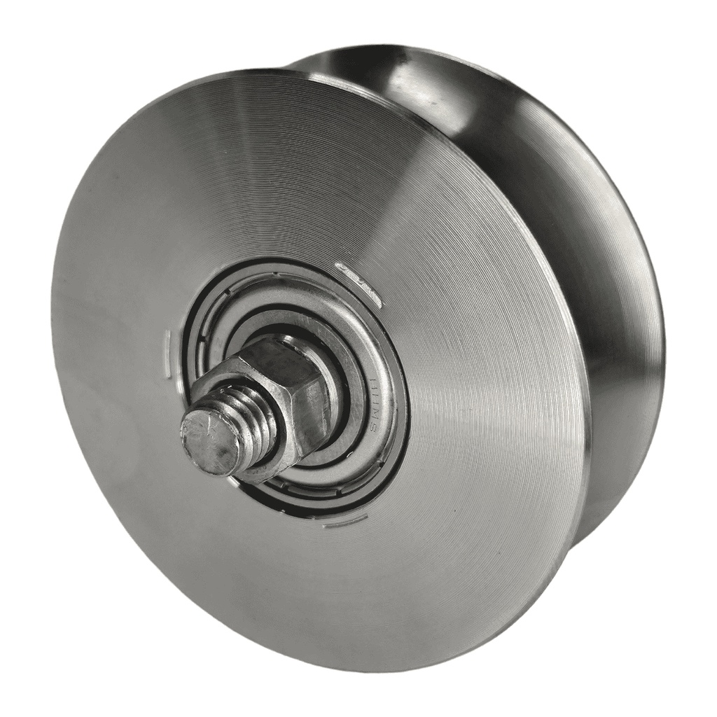 Roldana 3 Pol Tubo U 1 Polegada Ref 2 Rolamentos Paraf Porca