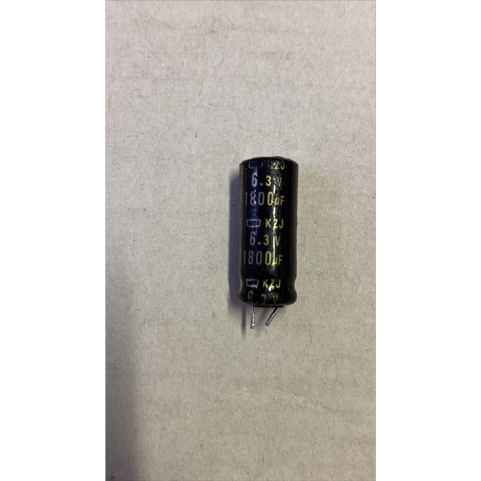 Electrolytic capacitor Sanyo 1800µF (1800uF), 6.3V, 8x16mm, 105 ° C, Low ESR, 5