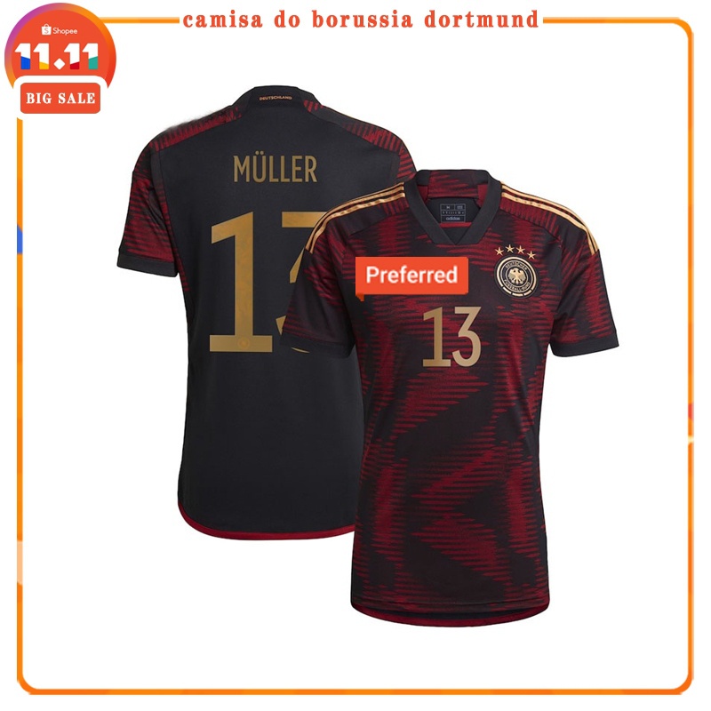 22-23 DG Jersey Alemanha fora camisa de futebol