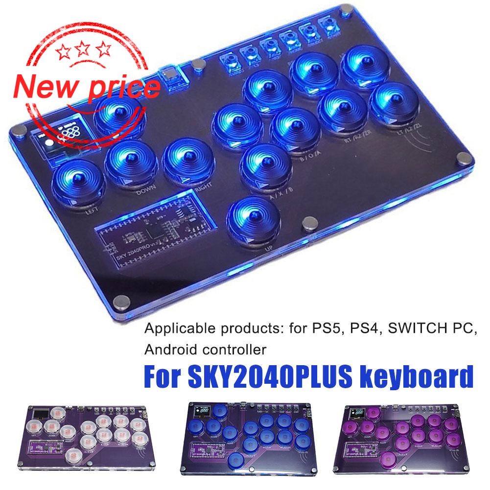 13Keys Mini HitBox SallyBox-Suporte Do Controlador De Bastão De Combate PC X Entrada-Caixa Aberta Para T4U6