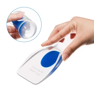 Palmilha Ortopedica Gel Silicone Calcanhar Anti-Impacto Esporao Dor Altura em Oferta na Shopee