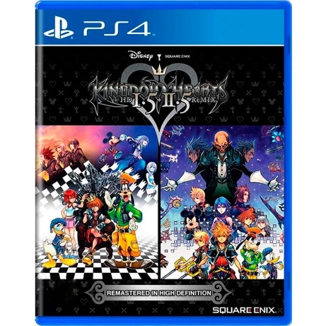 Jogo Kingdom hearts HD 1.5 + 2.5 Remix - PS4 - Mídia Física