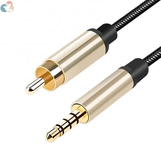 Autêntico100 % ! Cabo De Áudio Vídeo Coaxial Digital Hdtv Stereo Spdif Rca Para Amplificador De Tv De 3,5mm Macho