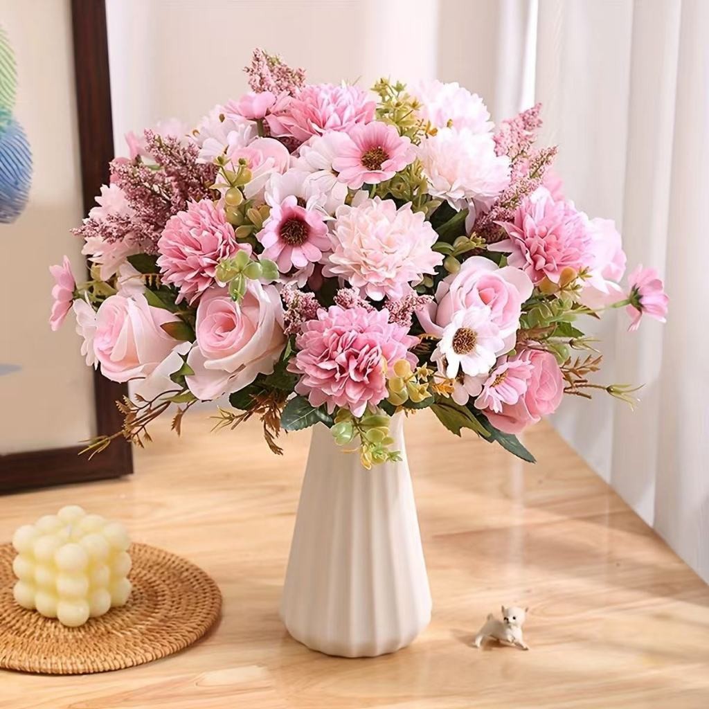 Flores De Cemitério Natalinas - Poinsétias Vermelhas Com Vaso