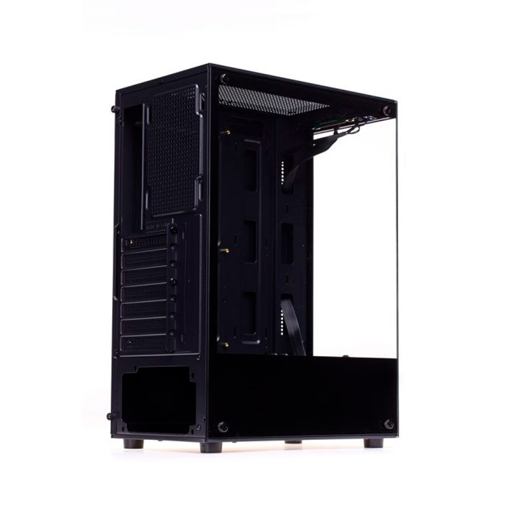 Gabinete Heydar Dark Mid tower vidro sem fan