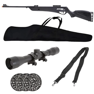 Carabina de Pressão Jade Pro Nitro Preta 5.5mm - CBC + 3 Chumbos + Capa + Luneta 4x32 + Bandoleira em Oferta na Shopee