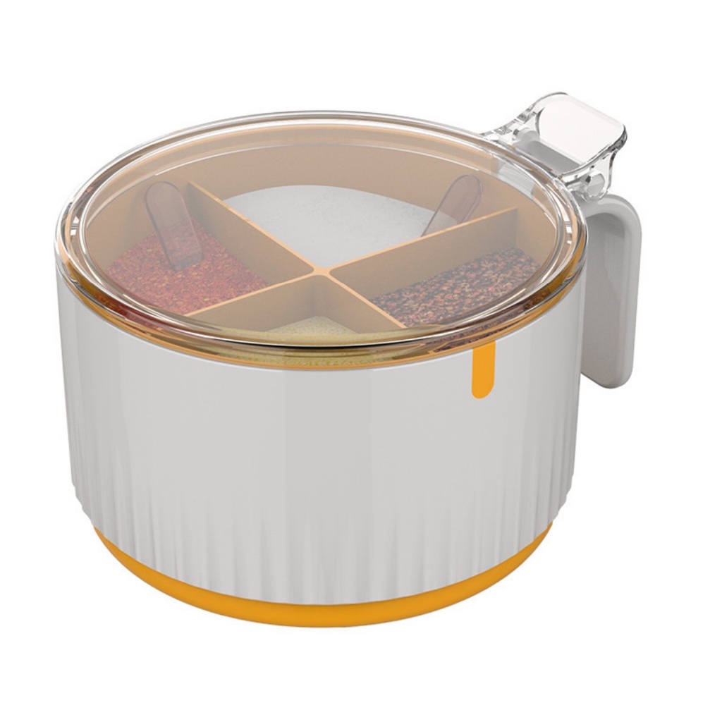Porta Temperos e condimentos 4 Em 1 plástico Cozinha