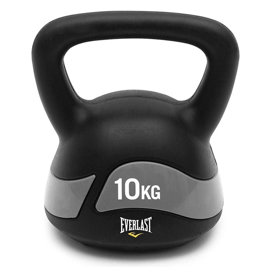 Kettlebell 10kg Everlast Revestido Pvc De Alta Resistência