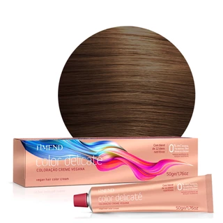 Coloração Vegana 8.0 Louro Claro Color Delicate Amend 50g