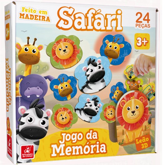 Jogo da Memória em mdf Personalizado - Safari