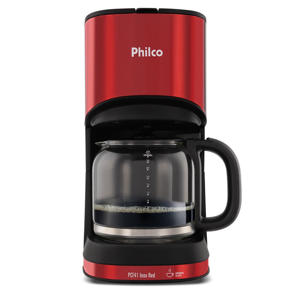 Cafeteira Philco Inox Red PCF41