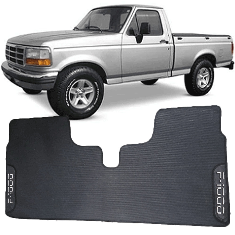 TAPETE EMBORRACHADO 1 PEÇAS FORD F1000 F-1000 CABINE SIMPLES INTEIRIÇO 93 94 95 96 97