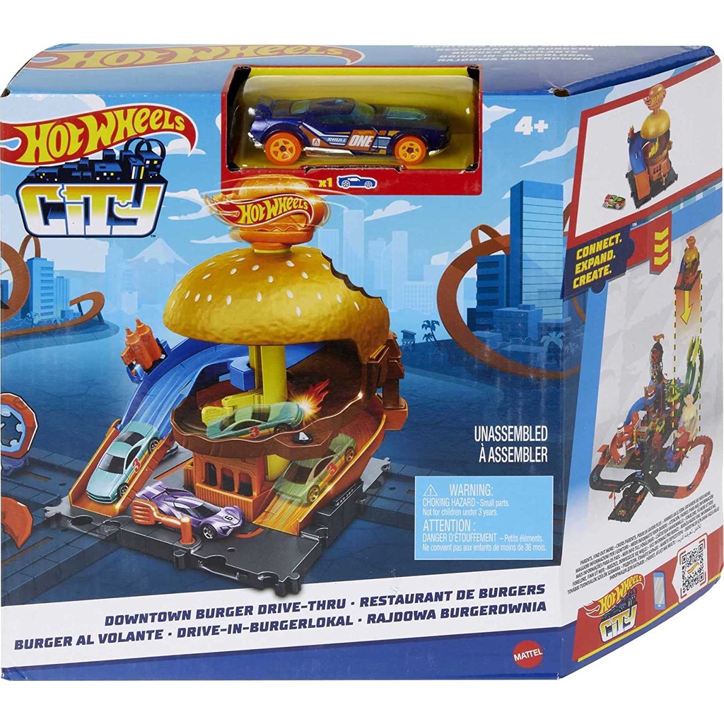 Mini Pista P/brincar De Carrinhos Hot Wheels 100x67cm T16