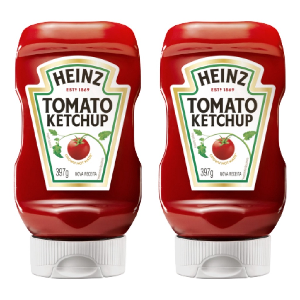 Kit 2 Ketchups Heinz Tradicional 397g Shopee Brasil