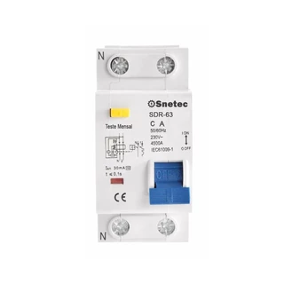 Disjuntor DR / IDR Interruptor Diferencial Residual 30mA 110V / 220Vca