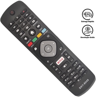 Controle Remoto Para TV Smart Botão Netflix FBG 8049