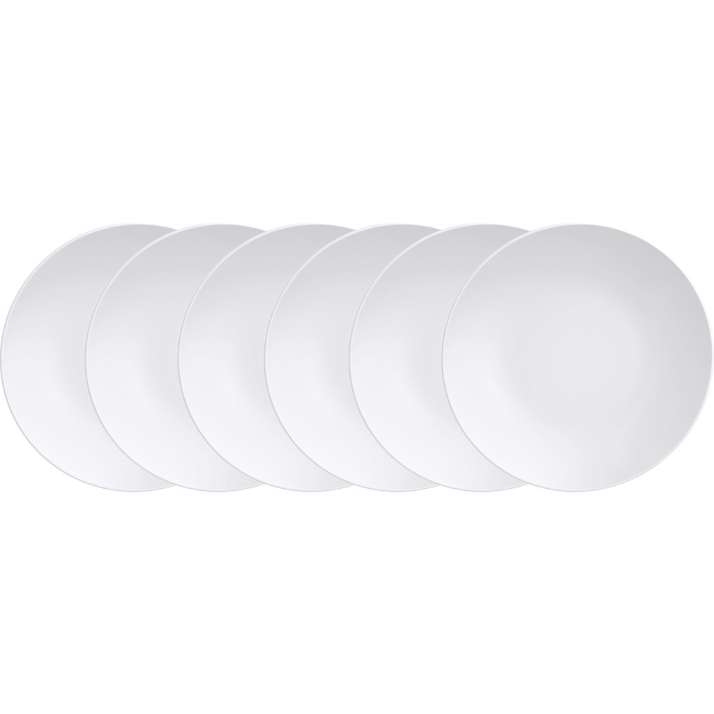 Jogo de Pratos de Sobremesa Tramontina Leonora 19cm 6 Pç