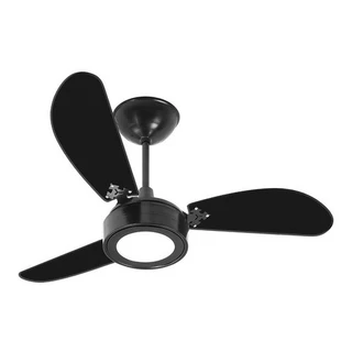 Ventilador Teto New Light LED 3 Pás 127v Venti Delta 3 Velocidades Com Luminaria
