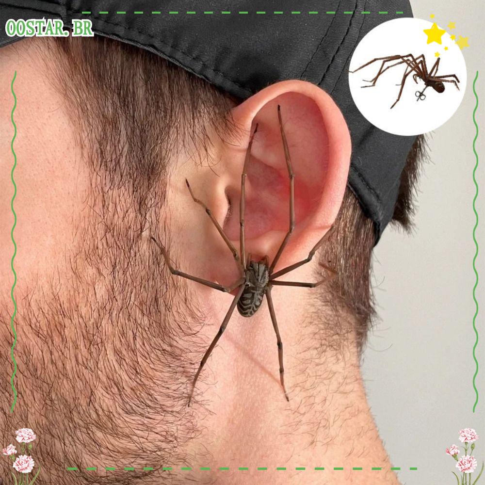 OOSTAR Brincos Gigantes , Earstuds Goth Fashionista , Acessórios Góticos De Personalidade Amante Alternativa