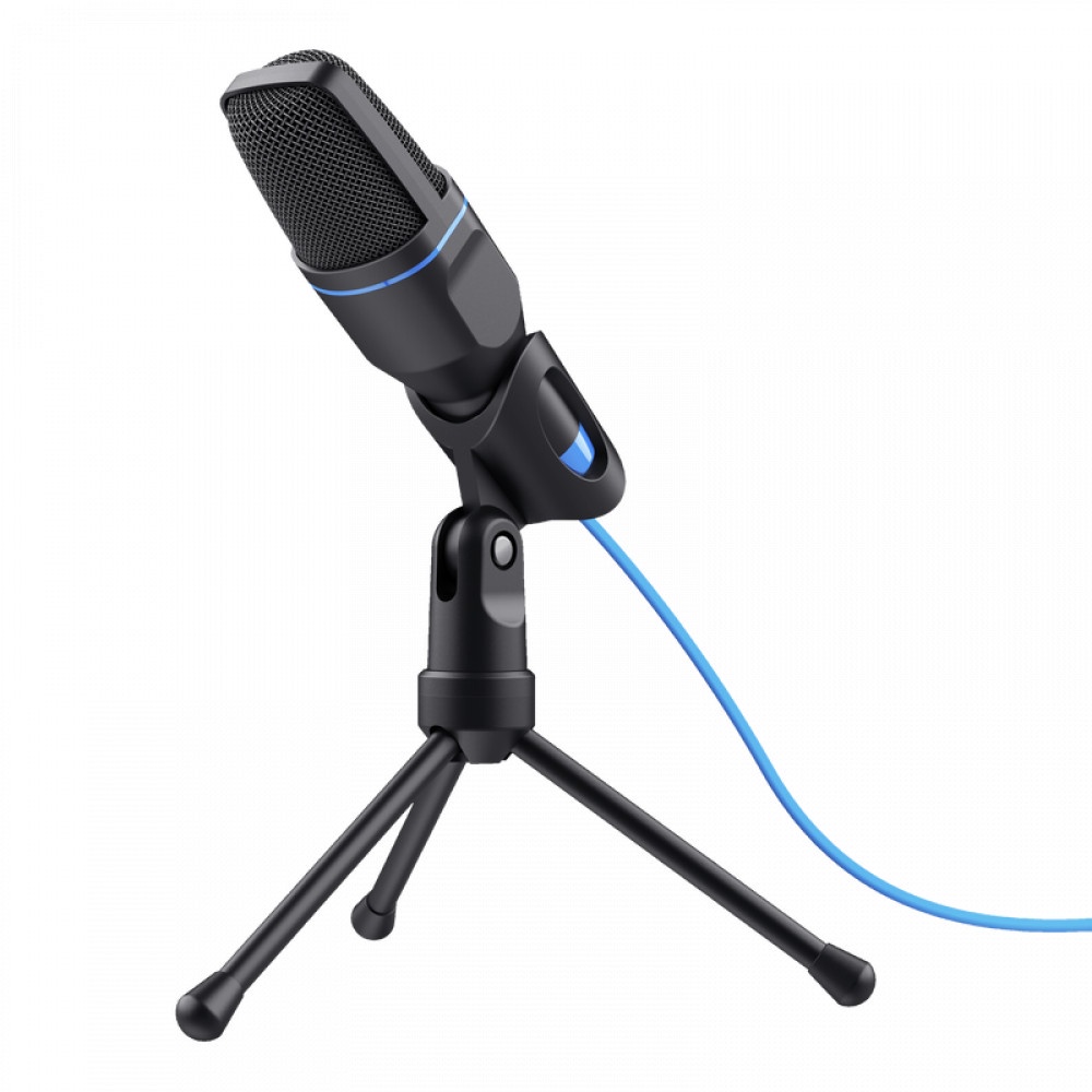 Microfone Trust Mico Preto/Azul T23790