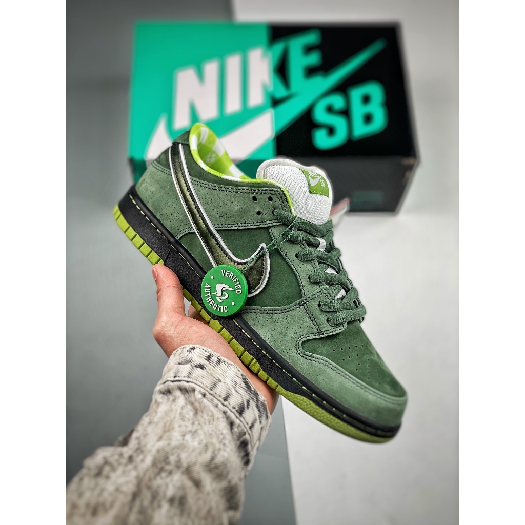 Conceitos X Nike SB Dunk Low "Lagosta Verde" Tênis Casuais Low Top