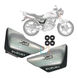 CARENAGEM ALETA ABA PAR TAMPA LATERAL COM ADESIVO E BORRACHA SUZUKI YES 125