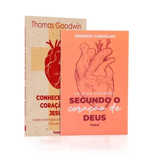 Kit 2 Livros | Conhecendo o Coração de Jesus + 40 Dias Vivendo Segundo o Coração de Deus |Conectando-se ao Coração de Jesus