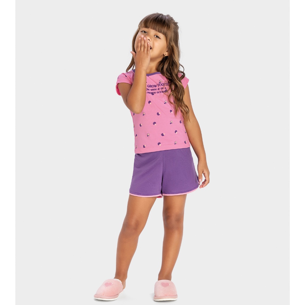 Conjunto juvenil verão moda infantil e juvenil