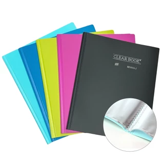 Pasta Catálogo 50 Sacos Plásticos A4 Clear Book Cores Novas Yes - Hino Cardápio Louvor Portfolio Escolar