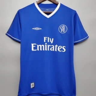 2003-2005 03/05Chelsea Home Retro football Jersey SIZE S-2XL Camisetas De Futebol De Alta Qualidade Podem Adicionar Seu Nome E Número