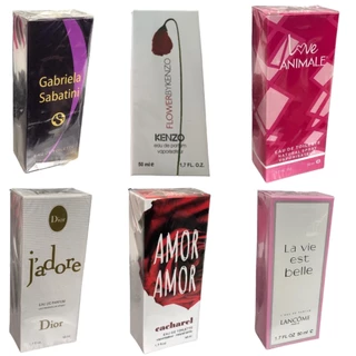 Perfume Feminino Importado 50 ML Marcante Fixação Qualidade
