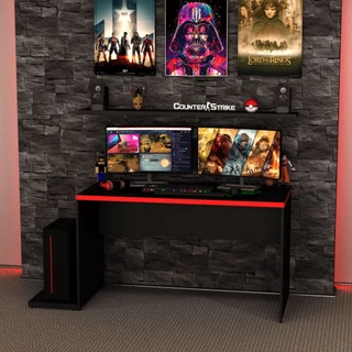 Mesa Para Computador Gamer 1400x600 Netmobil