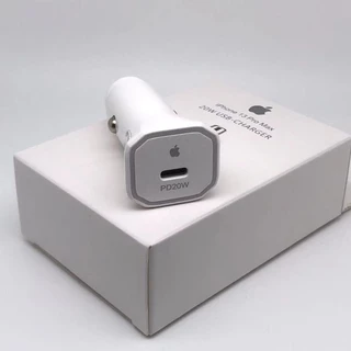 Carregador Veicular de iPhone Turbo 20w Original Apple -Carregador de carro PD Tipo C Turbo X Lightning para iPhones