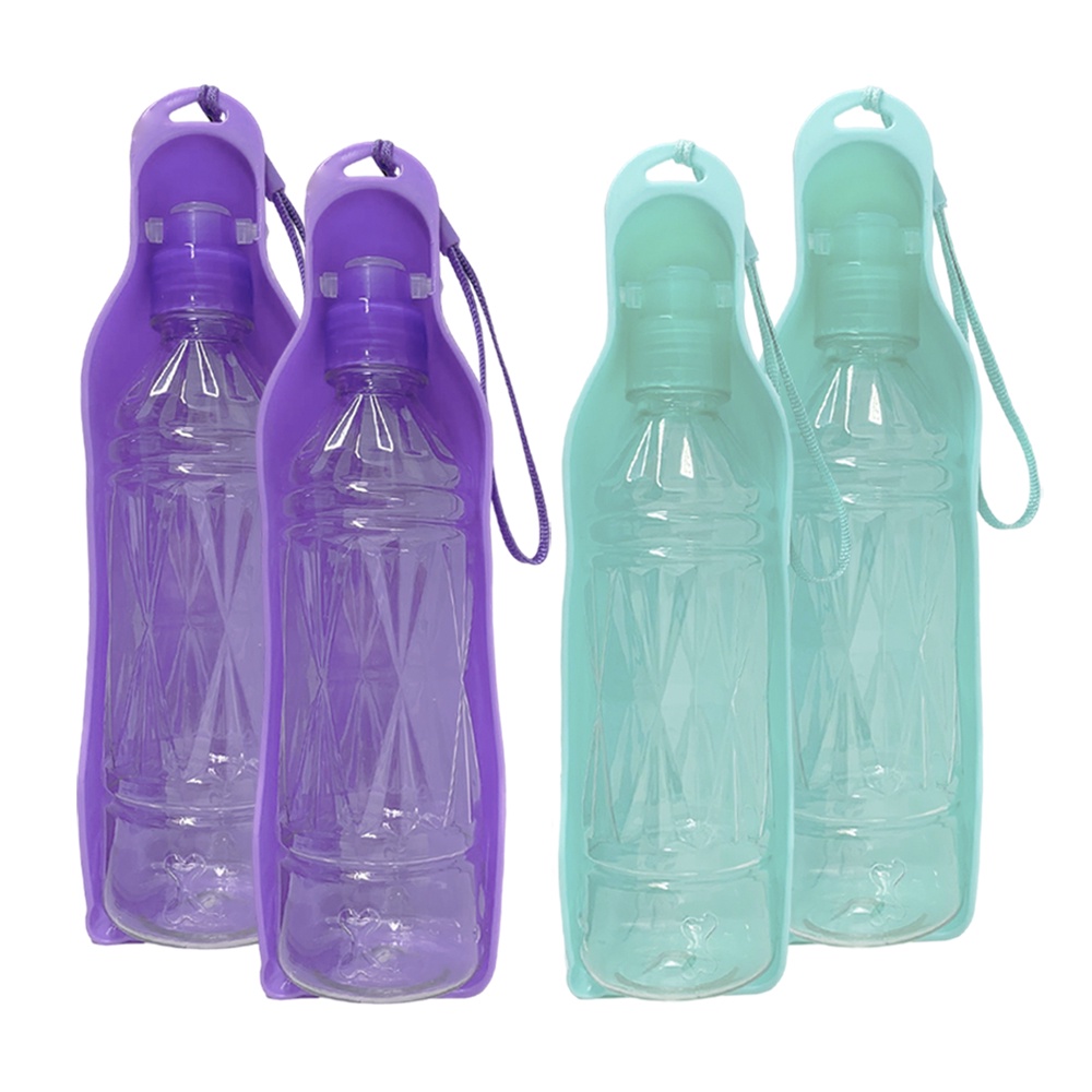 Kit 2 Garrafa de Água para Cachorro Bebedouro Portátil Savana Pet