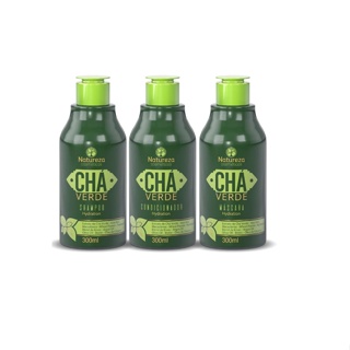 KIT HOME CARE CHÁ VERDE NATUREZA COSMÉTICOS 3X300ML