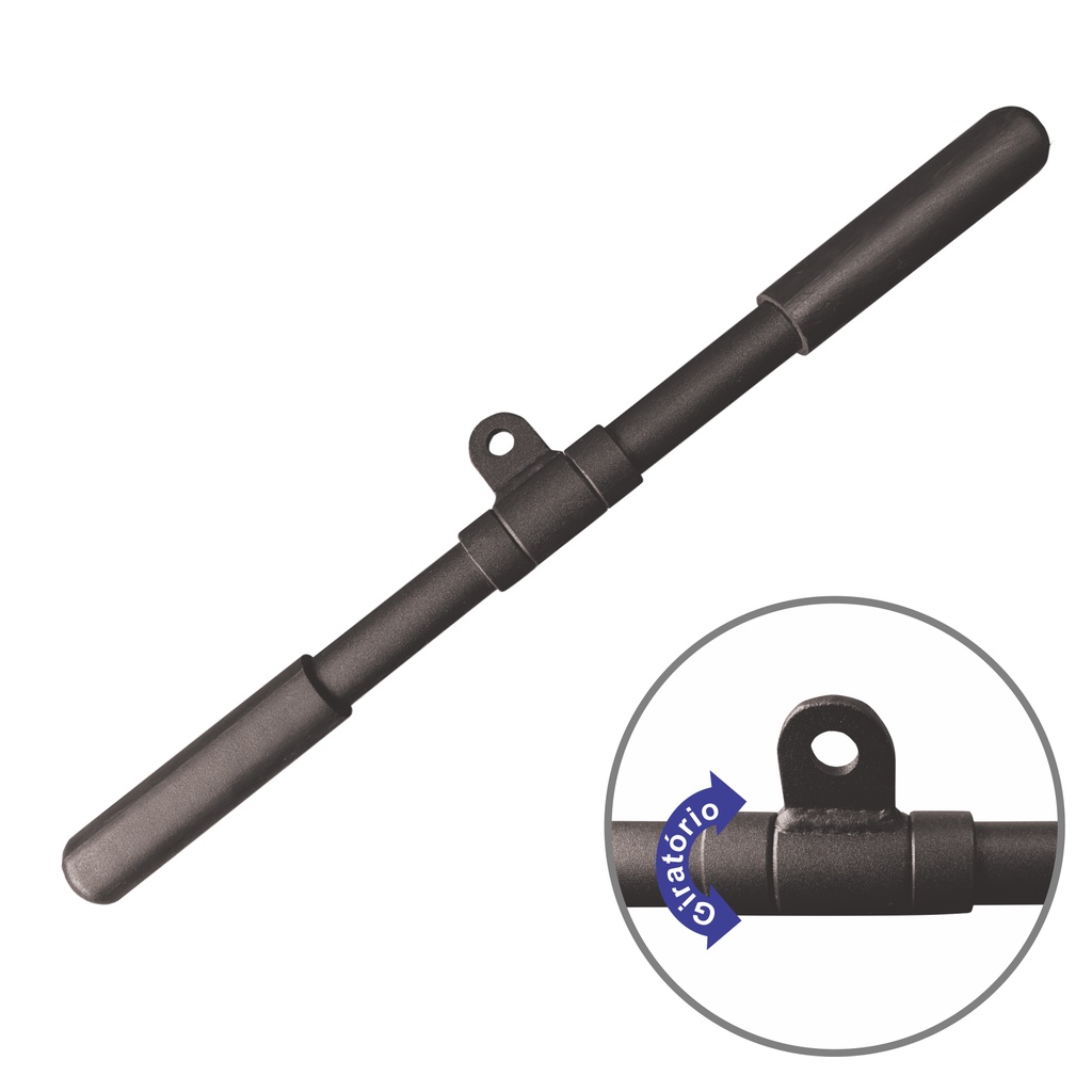 Puxador Barra Reta Pulley com Giro - 50cm