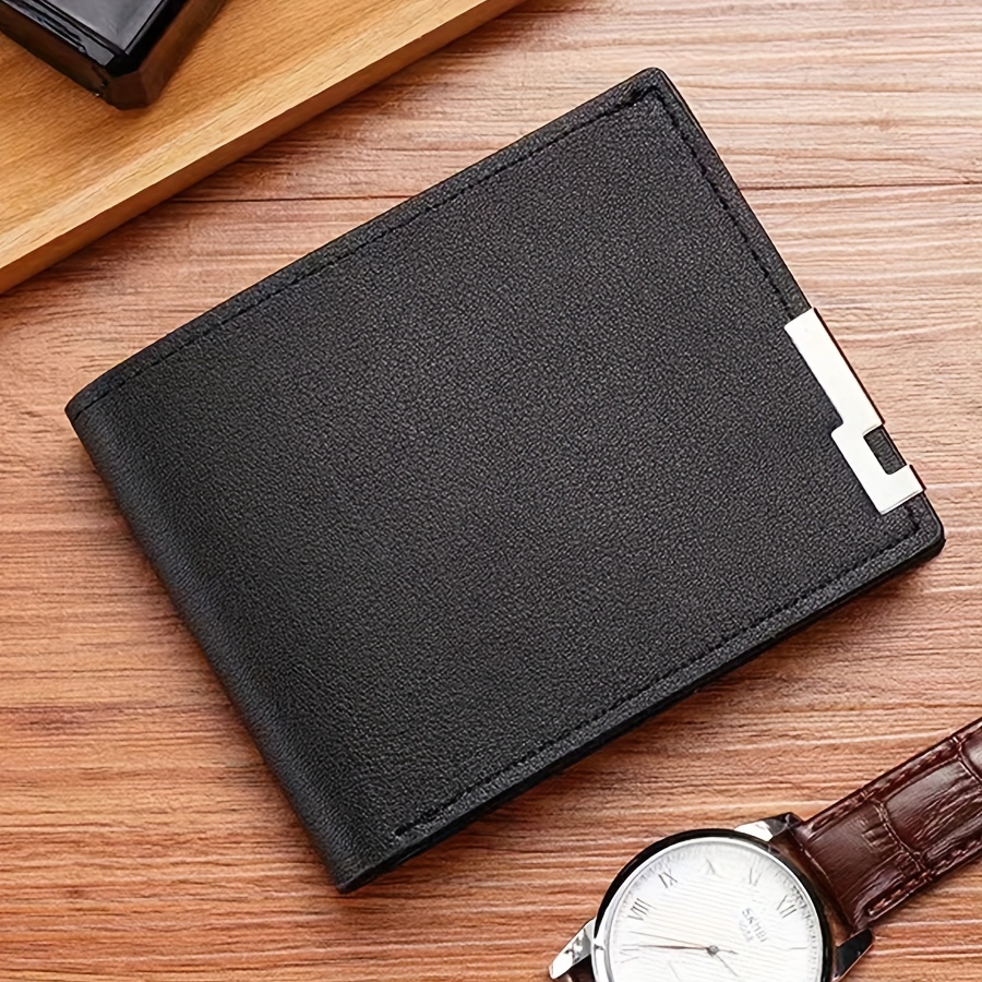 Carteira Minimalista Para Homens De Negócios Com Slot De Cartão Grande Capacidade