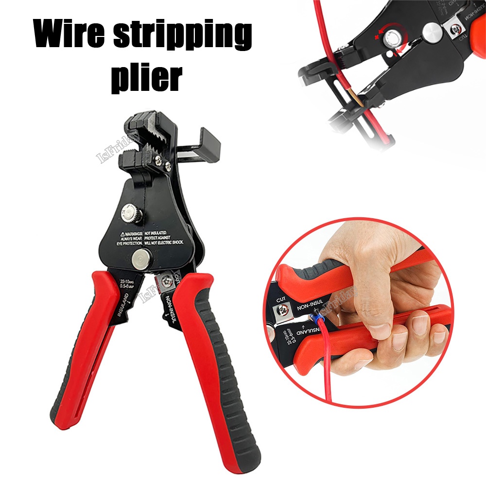 Alicate Desencapador De Cabo 3 Em 1 Automático Elétrico Para 10-22AWG ...