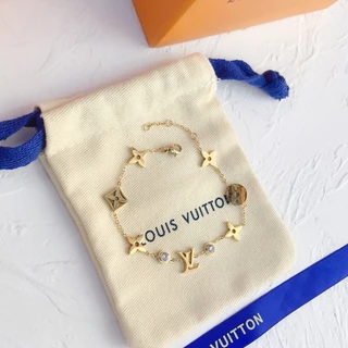 Pulseira De Moda Aço Titânio Carta Logotipo Bracelete De Metal Casal Masculino E Feminino