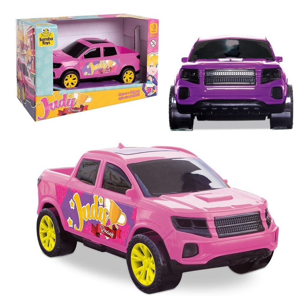 Pick-Up Roda Livre Judy Racing (rosa) | Shopee Brasil