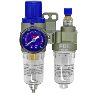 Conjunto Filtro Regulador Lubrificador Ar Comprimido 1/4 PDR em Oferta na Shopee