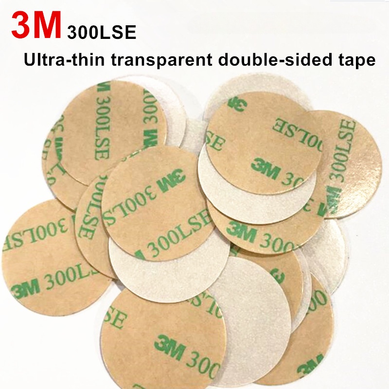 10pcs 3M 300LSE Fita Adesiva Dupla Face Transparente Forte E Redonda ...