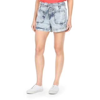 Shorts Feminino Jeans Cintura Alta Polo Wear Jeans Claro
