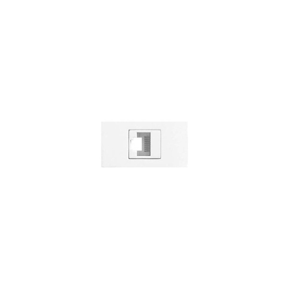 Modulo Tomada de Rede RJ45 com Conector BR - Pezzi Branco | Shopee Brasil