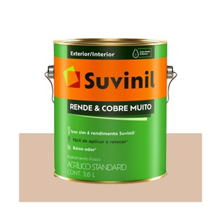 Tinta Suvinil Látex fosco standard Rende Cobre Muito areia 3,6 litros
