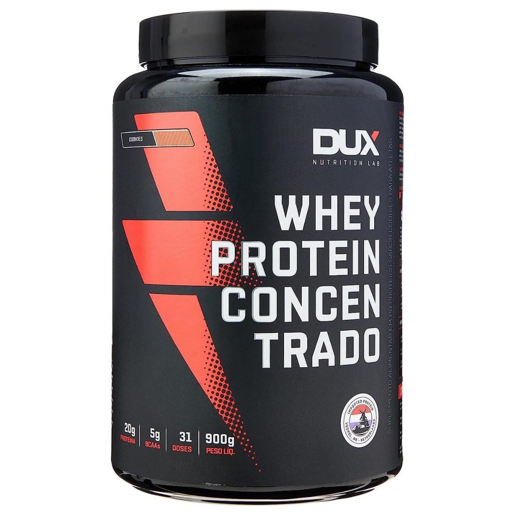 Whey Protein Concentrado Cookies de 900g Dux Nutrition